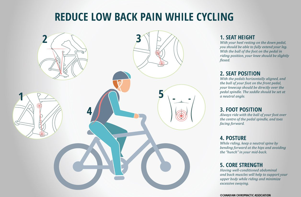 Reduce Low Back Pain While Cycling
