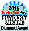 Burlington Readers' Choice Diamond Award 2015