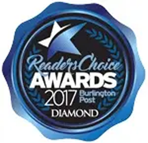 Readers choice awards logo from 2017, diamond